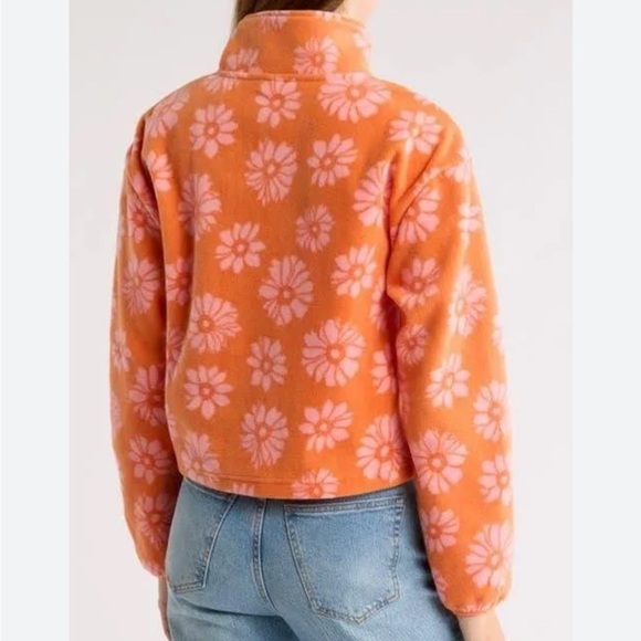 NWT billabong casual fling zip polar fleece jacket - Picture 3 of 6